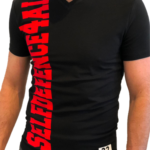 T-shirt Selfdefence4all Verticaal